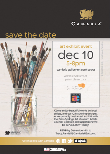 Cambria Show announcement